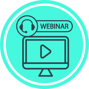 Symbool voor webinarstudio